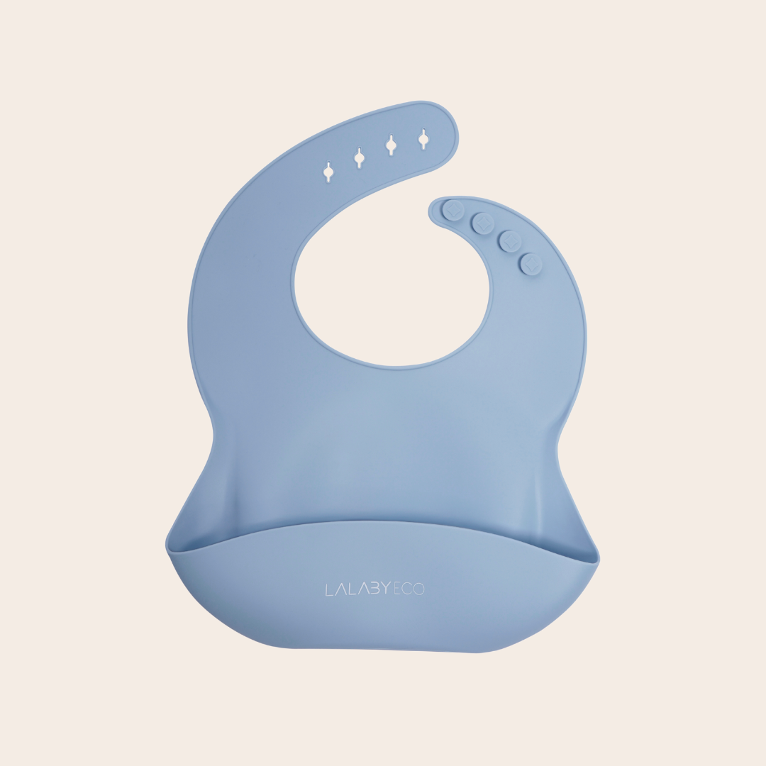 Lalaby Soft Bib – Silikonlätzchen mit Tasche