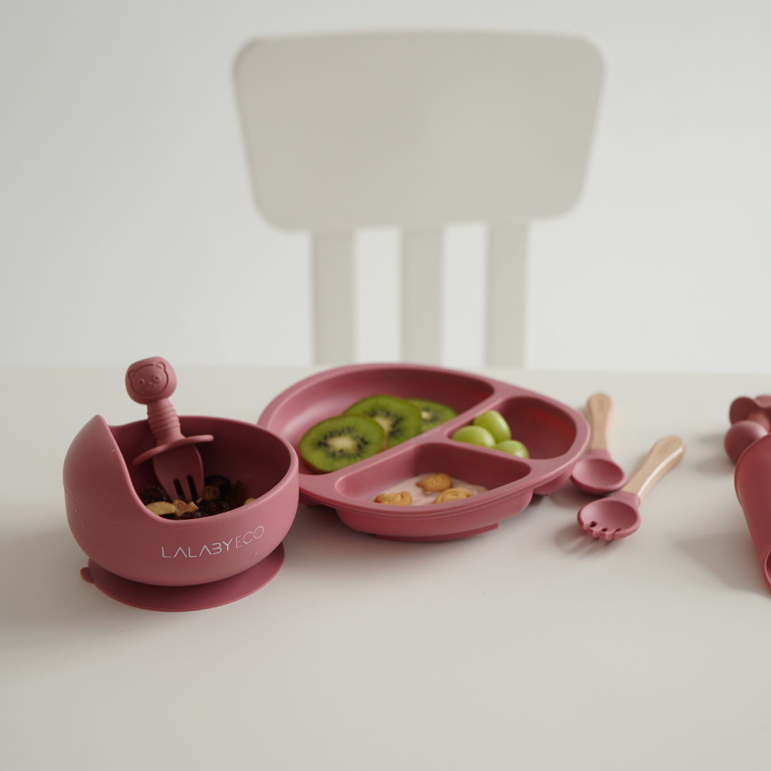 Lalaby First Bite – Silikonbesteck für Kinder in Teddybärform