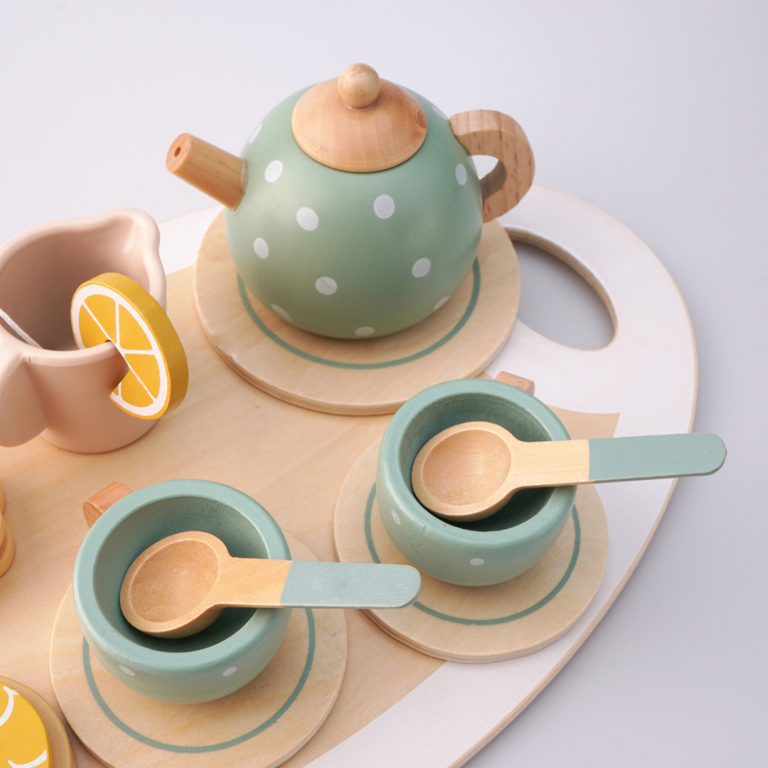Lalaby Tea Time – Spielset mit Holzakzent