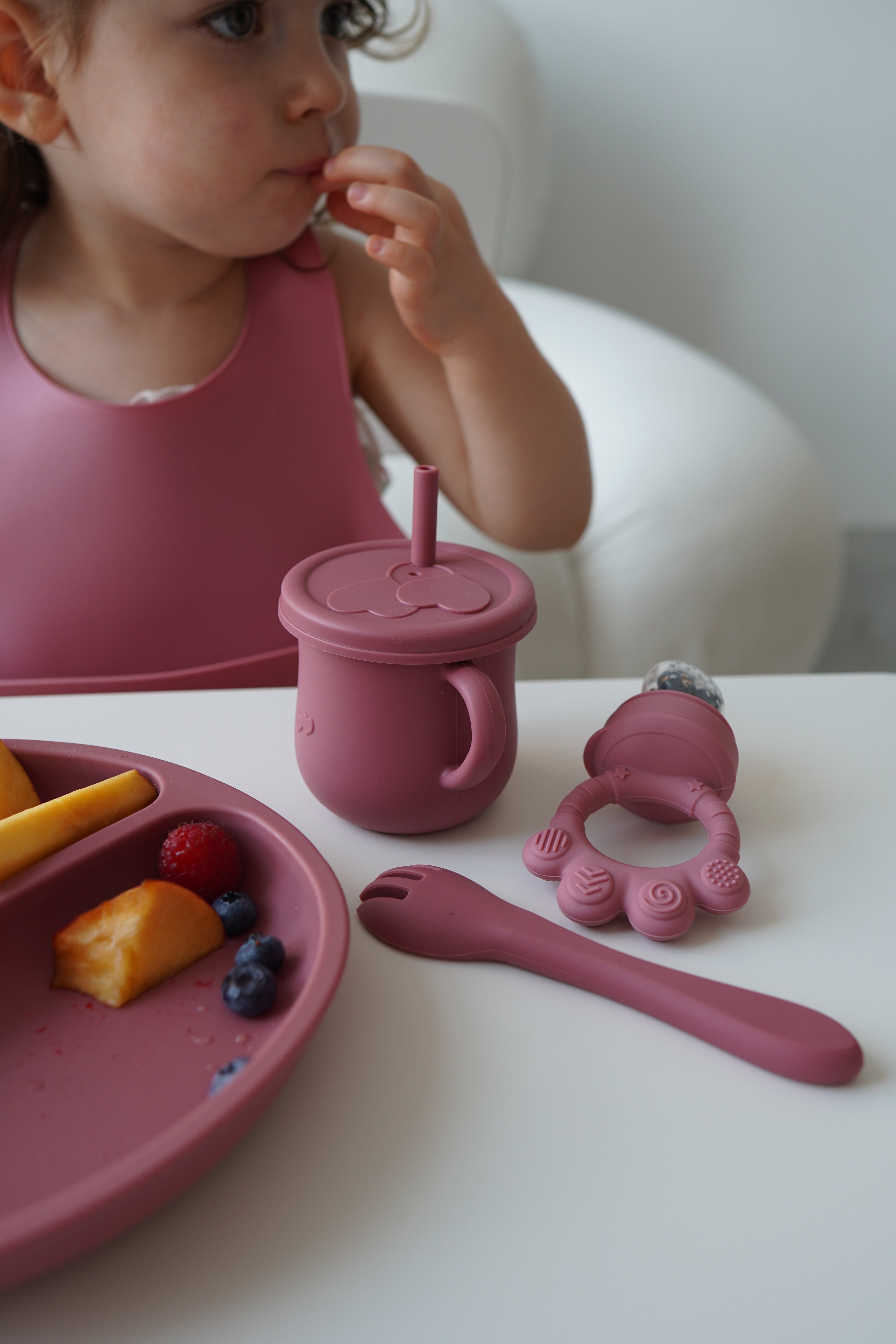 Lalaby First Bite – Silikonbesteck für Kinder in Teddybärform