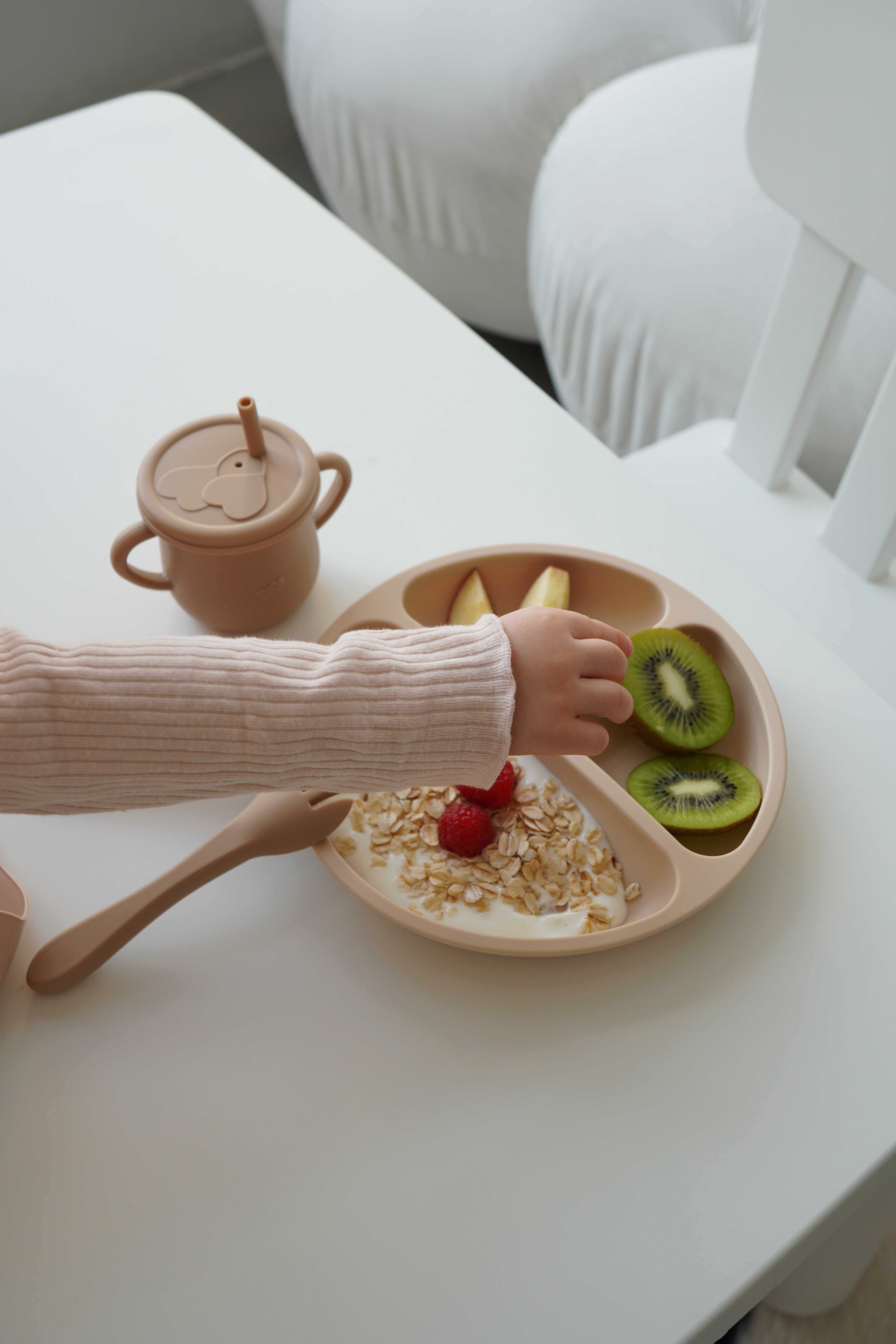 Lalaby First Bite – Silikonbesteck für Kinder in Teddybärform