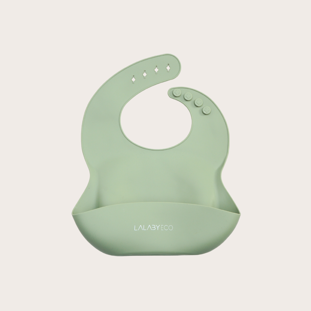 Lalaby Soft Bib – Silikonlätzchen mit Tasche 