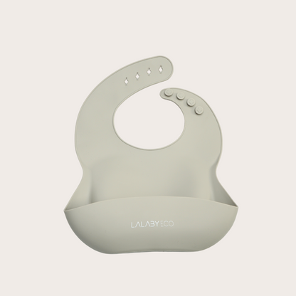Lalaby Soft Bib – Silikonlätzchen mit Tasche 