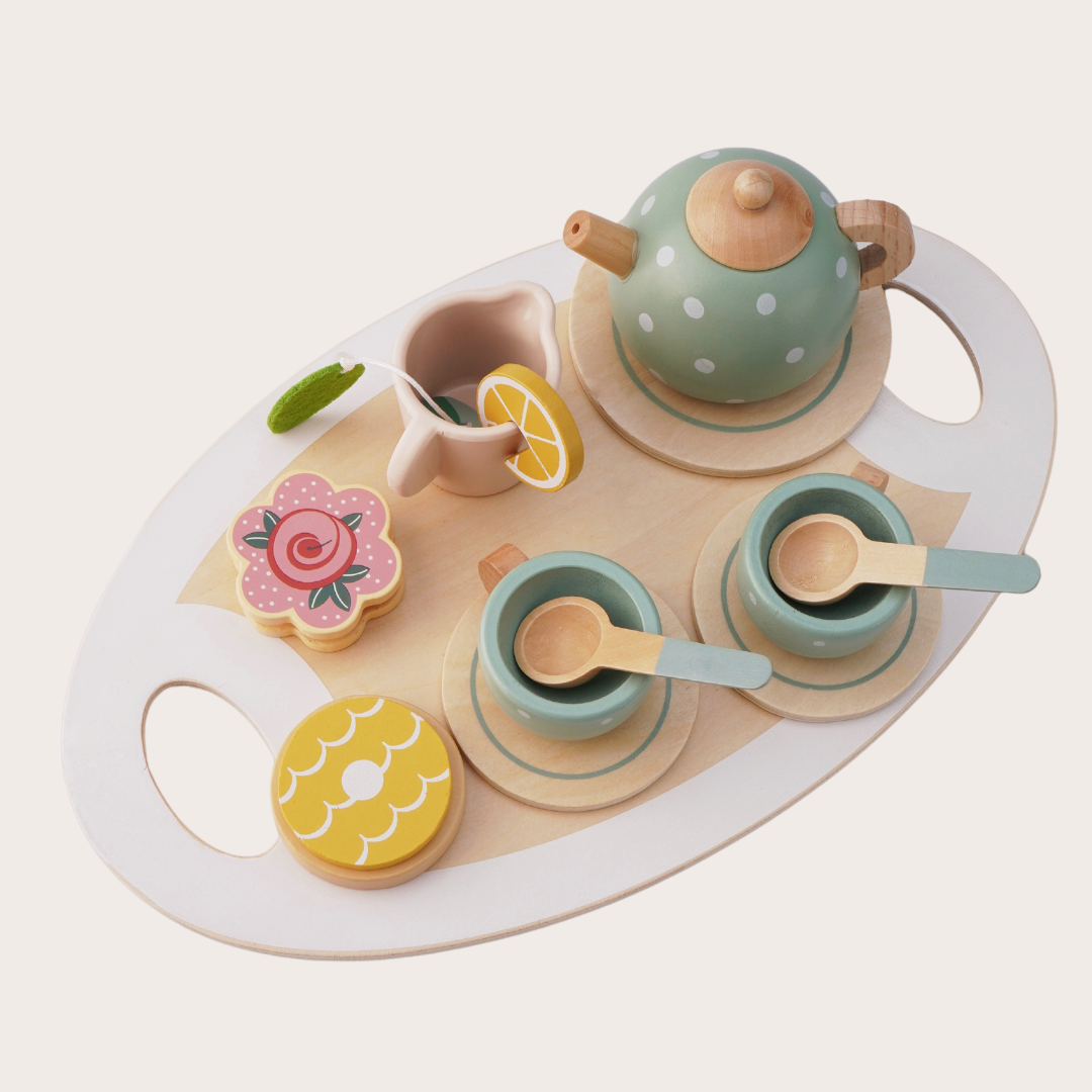 Lalaby Tea Time – Spielset mit Holzakzent