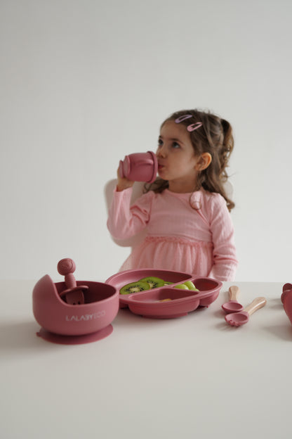 Lalaby First Bite – Silikonbesteck für Kinder in Teddybärform 