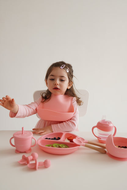 Lalaby Soft Bib – Silikonlätzchen mit Tasche 
